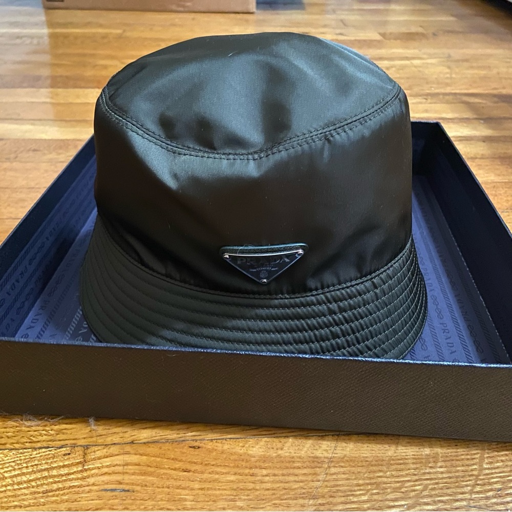 Authentic Prada Re-Nylon bucket hat